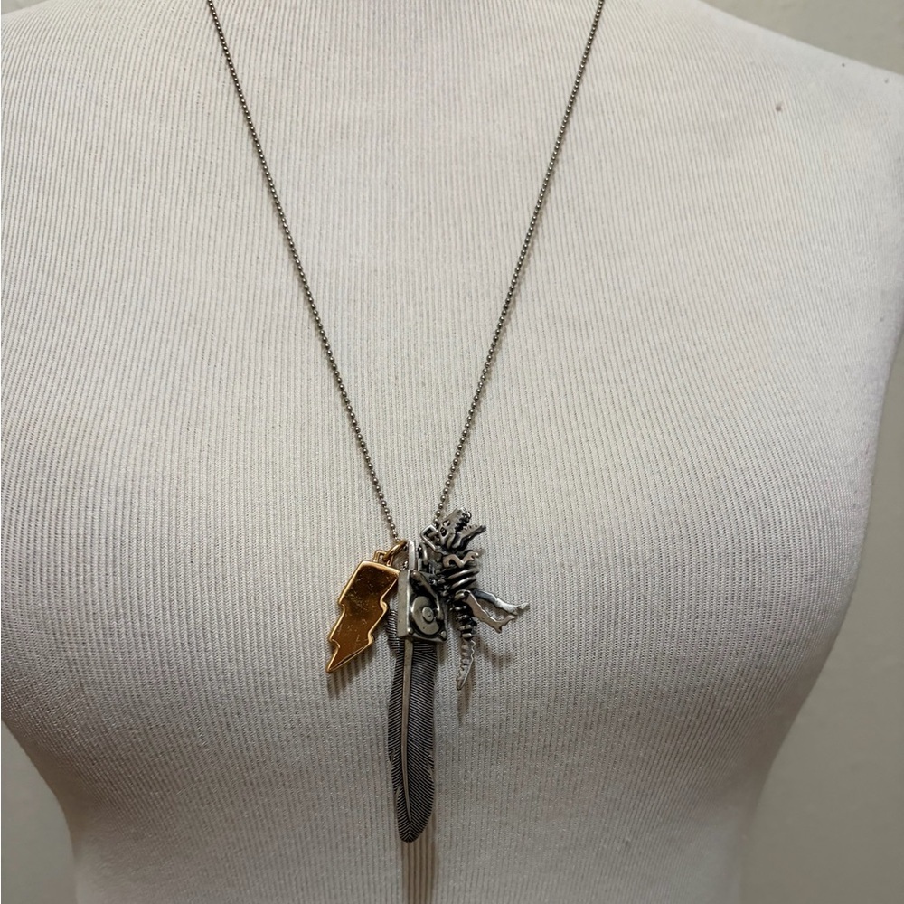 NWT Coach Day Dreamer Mixed Charm Necklace